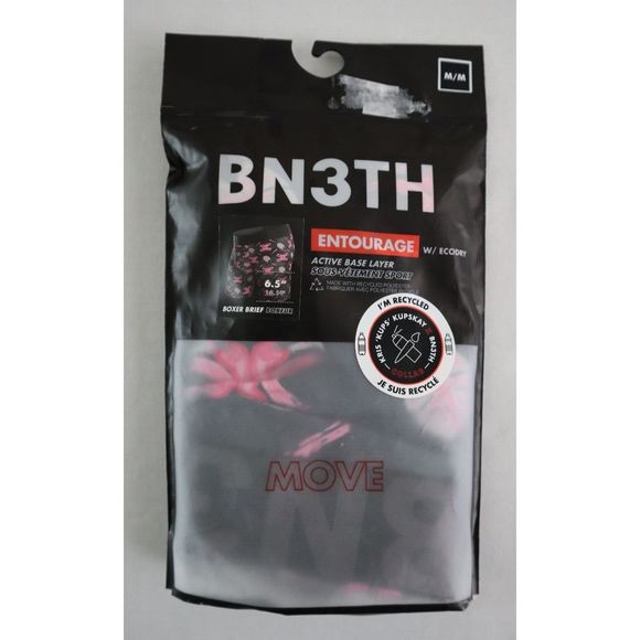 BN3TH M121034 671 Men's Sz M (32-34) Bahama Palm Print Entourage Boxer Briefs - Picture 4 of 7